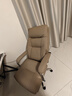 顾全电脑椅工学椅家用可躺办公椅按摩加热老板椅环保真皮C570H金咖皮 实拍图