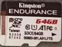 金士顿（Kingston）64GB 读速95MB/s U1 A1 switch内存卡 行车记录仪&家庭监控摄像专用 TF（MicroSD）存储卡 实拍图