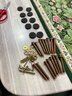北欧中古风餐椅家用实木轻奢简约办公椅子书房座椅休闲凳子靠背椅 胡桃色-牛油果绿猫爪皮（两张起拍） 实拍图
