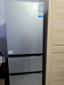 海尔（Haier）「真省电」217L三门小冰箱黑金净化一级能效风冷无霜星辉银BCD-217WGHC3E9S9国家补贴 实拍图