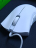 雷蛇（Razer）炼狱蝰蛇标准版有线鼠标 人体工学  电竞游戏 右手通用型 吃鸡/LOL/CS GO游戏鼠标 白色 实拍图