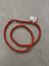 石玥珠宝收藏级5.5-6mm凉山南红玛瑙手串转运珠手链项链男女士款礼物 实拍图