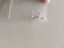 DAISY DREAM爆闪S形999足银圆头耳钉女独特睡觉免摘耳环养耳洞螺丝拧扣耳饰品 【999银】3mm双圆头锆石耳钉 实拍图