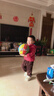 哈哈球儿童玩具5号篮球3-6岁幼儿园拍拍球感统皮球奥特曼生日新年礼物 实拍图