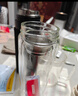京东京造 茶杯 双层玻璃水杯男士泡茶水分离隔热杯子500ml 实拍图