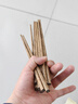 京东京造 筷子 家用食品接触级餐具实木防滑鸡翅木原木【无漆无蜡】10双装 实拍图