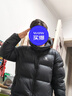 骆驼火山羽绒服男冬新款加厚连帽保暖面包服女城市轻户外 黑色 男女同款,7674B M 实拍图