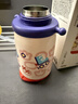 babycare儿童水杯6个月以上宝宝霸王龙不锈钢保温杯上学450ml-新旧款混发 实拍图