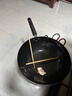 炊大皇铸铁炒锅0无涂层铁锅平底炒菜锅32cm氮化防锈不挑灶典精DJ32ZT-S 实拍图