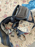 babycare腰凳婴儿背带多功能减震四季抱娃神器解放双手透气轻薄款 格里蓝 实拍图
