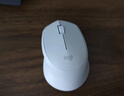 罗技（Logitech）M330 静音鼠标 无线鼠标 办公鼠标 右手鼠标 带无线微型接收器 白色 实拍图
