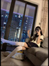 JUZEELY丝袜女天鹅绒白丝防晒过膝袜JK长筒黑丝袜凉感中筒小腿袜冰冰袜 70cm加长大腿-白+黑-2双 均码 【硅胶防滑】 实拍图