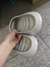 厚底浴室拖鞋夏季家用室内防滑情侣速干镂空洗浴漏水拖鞋男士 摩卡灰-EVA速干防滑 26 44-45适合43-44的脚 实拍图