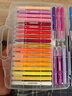 得力（deli）48色水溶性油画棒可水洗不脏手蜡笔炫彩棒套装幼儿画画儿童彩绘涂色生日 实拍图