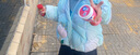 迷你巴拉（minibala）婴儿羽绒服冬季新款男女童加厚保暖洋气宝宝厚款保暖外套 炫彩蓝00388 【高标白鸭绒】 100 【充绒量70.4g】 实拍图