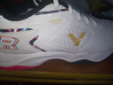 威克多（VICTOR）胜利羽毛球鞋龙透气缓震包裹运动男女鞋P9200TD巭-亮白/深青40码 实拍图