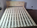 意米之恋橡胶木床实木床主卧双人床卧室家具大板【包安装】1.5m*1.9m DBB4 实拍图