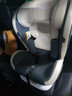 Heekin德国 儿童安全座椅汽车用0-4-12岁婴儿宝宝360度旋转ISOFIX硬接口 尊享灰(遮阳棚+上拉带+侧保护) 实拍图