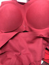 ubras无尺码红色内衣套装V领浪花礼盒送礼生日礼物文胸内裤套装 PLUS 实拍图