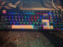 京东京造JZ990Pro三模无线蓝牙有线办公游戏键盘电竞PBT键帽RGB送男友独立数字区续航外设机械键盘鎏金黑 实拍图