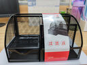 晨光（M&G）创意金属网纹办公笔筒 多功能七格办公桌面收纳盒摆件 办公用品 黑色ABT98487 实拍图