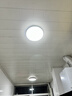 惠普精工三防吸顶灯led超薄简约阳台卧室厨卫过道灯具30CM白光 实拍图