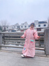 牧萌儿童雨衣带书包位男童女童女孩加长全身学生雨披 粉美人鱼 4XL 实拍图