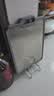 苏泊尔（SUPOR） 99.9%抗菌切菜板防霉不锈钢占板砧板 刀板水果案板 双面擀面板 中号 42cm*31cm*3cm 实拍图