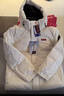 鸭鸭（YAYA）孙颖莎同款情侣羽绒服男女短款防风保暖冬季新款韩版宽松面包服 月光白色 M 【建议110-130斤】 实拍图