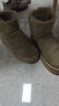 京东京造【厚底增高】中筒雪地靴25秋冬新款女鞋百搭真皮靴子女羚羊棕37 实拍图