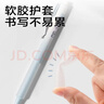 得力（deli）简系系列按动中性笔 金属笔夹 0.5mmST头速干高颜值学生刷题笔考试笔 黑色12支装JX010高考考试 实拍图