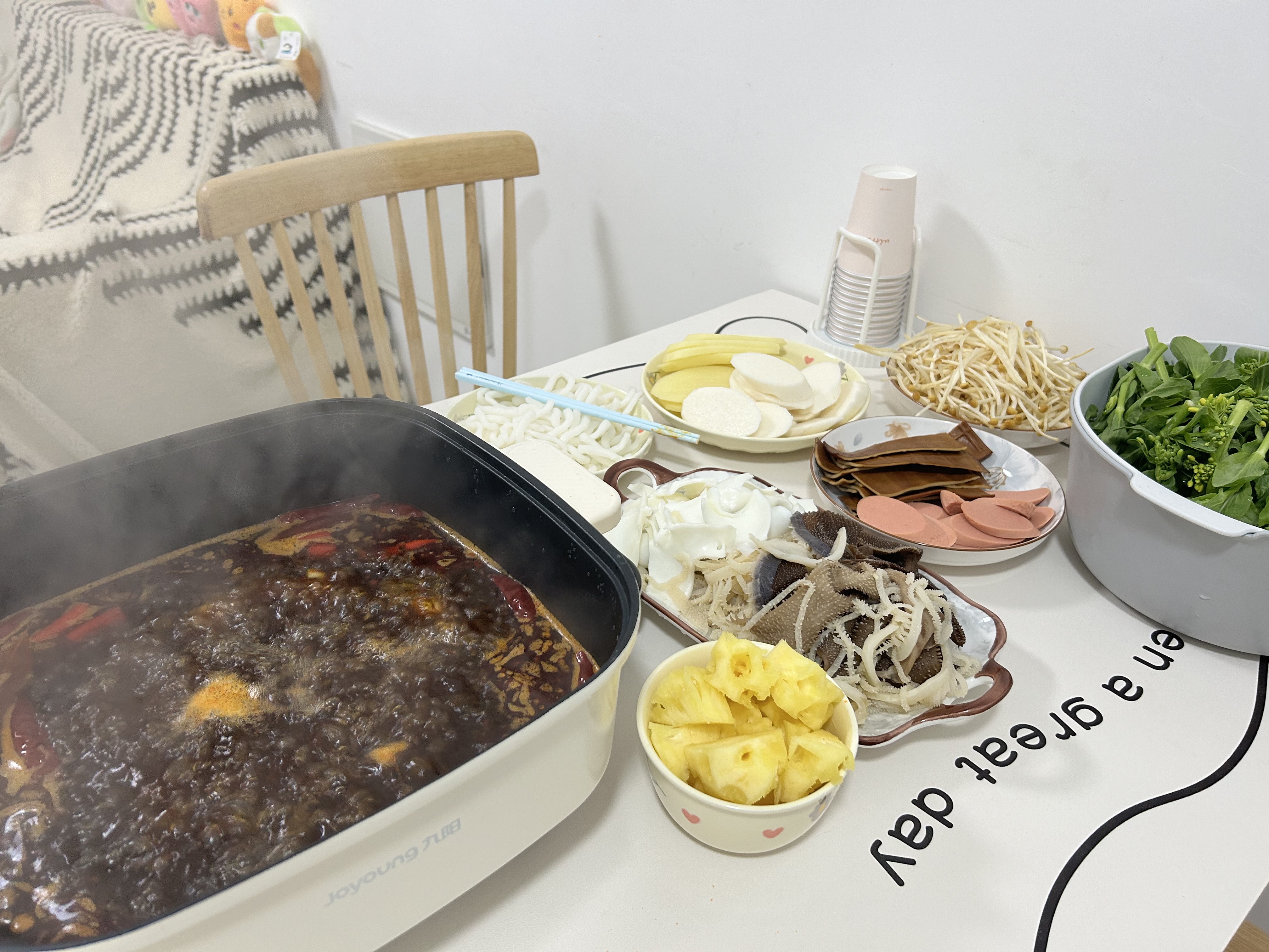 蜀大侠牛油手工火锅底料420g/袋 火锅料冒菜麻辣烫调料一料多用 实拍图