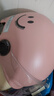 新日新日3C国标认证摩托电动车头盔男女四季通用骑行电瓶车半盔安全帽 樱花粉【高清短镜】 3C新国标A类 实拍图