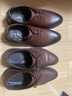 卡帝乐鳄鱼（CARTELO）软牛皮男士皮鞋商务正装鞋男内增高男鞋加绒皮鞋男9585 棕色 43 实拍图
