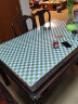 雨毅桌布防水防油防烫PVC餐桌布桌面垫桌垫餐桌垫 菱形果绿90*135 实拍图