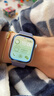 Apple/苹果 【情人节】Watch S11 智能手表GPS款42毫米银色铝金属表壳雾紫色运动型表带S/M 实拍图