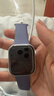 Apple/苹果 【女神节】Watch S11 智能手表蜂窝款46毫米银色铝金属表壳雾紫色运动型表带M/L 实拍图