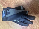 杨饰公子手套男冬季保暖骑行手套触屏防滑骑车摩托车户外防风防寒外卖手套 漏二指黑【春夏薄款】 均码 实拍图