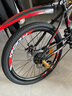 凤凰（Phoenix）儿童自行车山地车男女学生脚踏车6-15岁童车 霸道 黑红色 22寸 实拍图