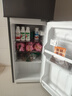 HYUNDAI（韩国现代）小冰箱迷你小型家用冷藏冷冻宿舍出租房办公室双开门二门电冰箱节能省电 118L灰【行业爆款+省电轻音】 实拍图