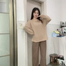 猫人女士睡衣女秋冬季长袖德绒薄绒家居服套装加绒加厚高端2025新品 实拍图