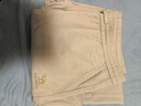 骆驼（CAMEL）直筒工装裤男户外防泼水运动休闲裤子 J14CA6L6645 卡其 L 实拍图