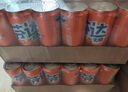 可口可乐（Coca-Cola）芬达Fanta 高考季 无糖零卡橙味碳酸饮料330ml*24摩登罐 年货 实拍图