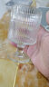 竖纹玻璃高脚杯酸奶冰淇淋杯子高颜值咖啡杯红酒杯 竖纹高脚杯 200ml 1只 实拍图