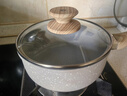 京东京造奶锅 辅食锅婴儿麦饭石色不粘煎煮汤锅泡面锅燃气电磁炉通用18cm 实拍图