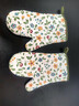 展艺隔热手套小碎花2只装多层防烫加厚煲汤烤箱雪花酥露营烘焙手套 实拍图