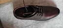 红蜻蜓真皮男鞋秋冬舒适商务休闲皮鞋高级正装德比鞋婚鞋WTA7376黑色42 实拍图