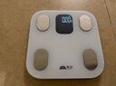 香山体脂秤智能体重秤 大彩屏显示 心率分析 电子秤人体称 24项身体数据 白 Type-C充电款 实拍图