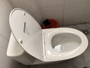 恒洁（HEGII）马桶 家用虹吸式大冲力坐便器 速冲节水防臭 静音降缓盖板 包安装 【抗菌座圈】一级水效HC0518PT 400坑距（适用390mm以上） 实拍图