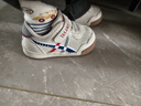 泰兰尼斯春季学步鞋男宝宝鞋子女童婴儿鞋透气软底机能鞋米白22码 实拍图
